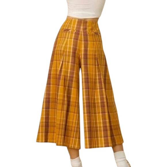 New w Tags, Anthropologie Maeve Kilt Culottes in Size 2 - Picture 8 of 8